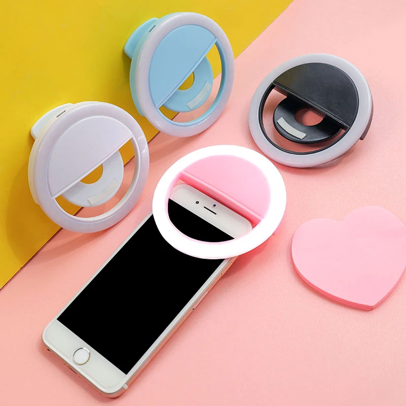 RTS Portable LED Mobile phone light supplement Q1 for Live
