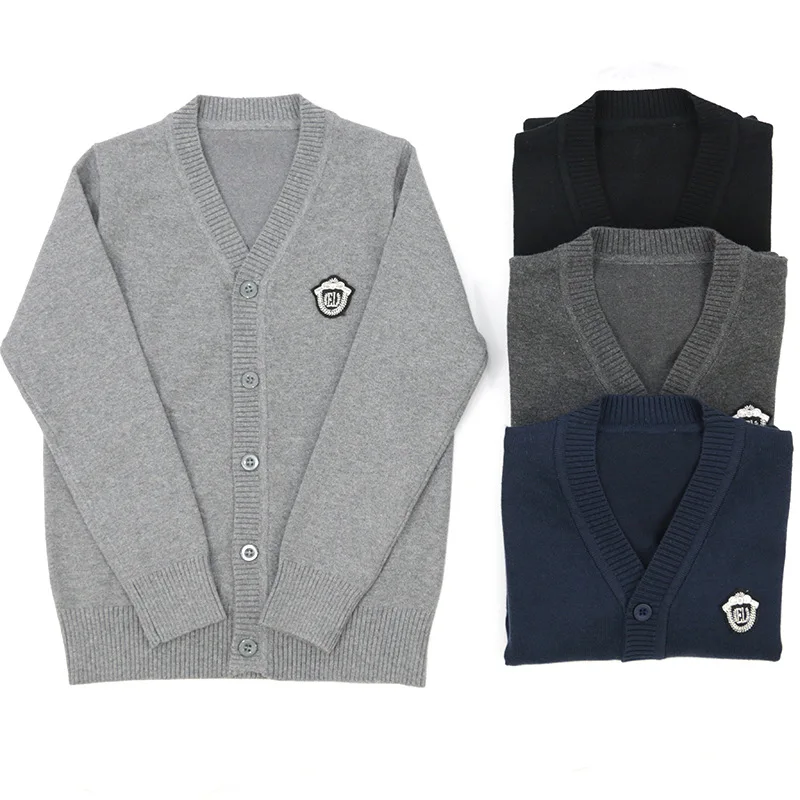 2022 Hot sale custom international primary school high school cardigan school uniforms