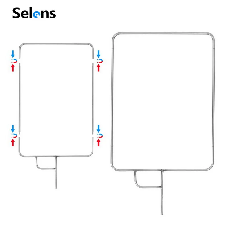 Selens 45x60cm Portable Stainless steel Flag Frame Foldable Panel Reflector Diffuser Fotografia Accessories Camera Photo Studio