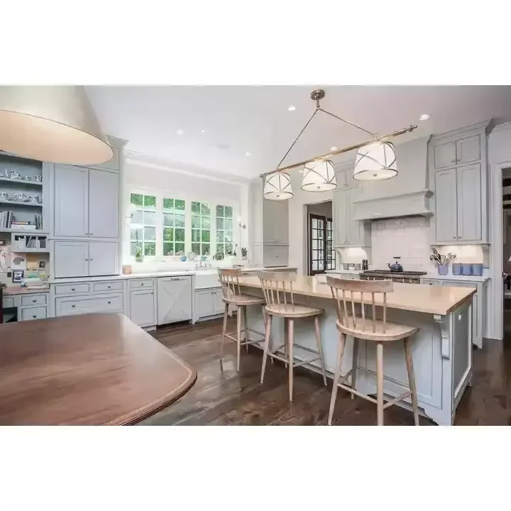 2024 Assemble Pack New Design Dovetail Drawer Inset Wooden Kitchen Cabinet Cupboards