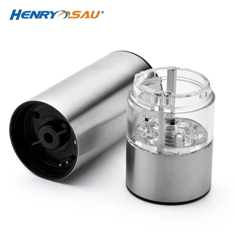 Molinillo De Pimienta Glass Grinding Electric Grinder Bottle Salt And Pepper Mills Pepper Mills