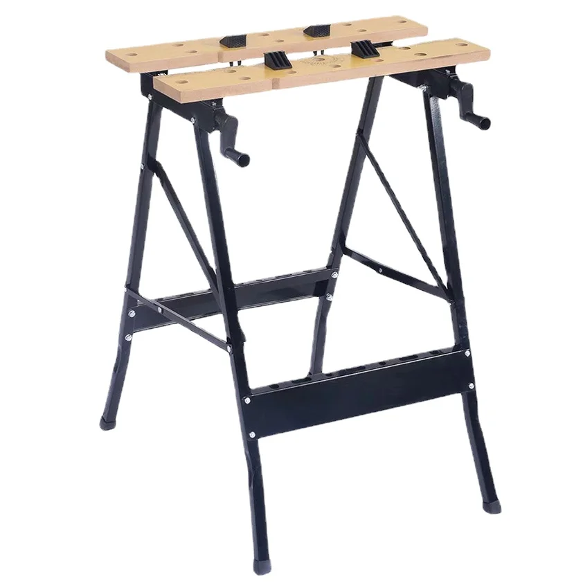 Carpenter Work Bench Trestle Foldable Saw Horse Folding Tools Workbench