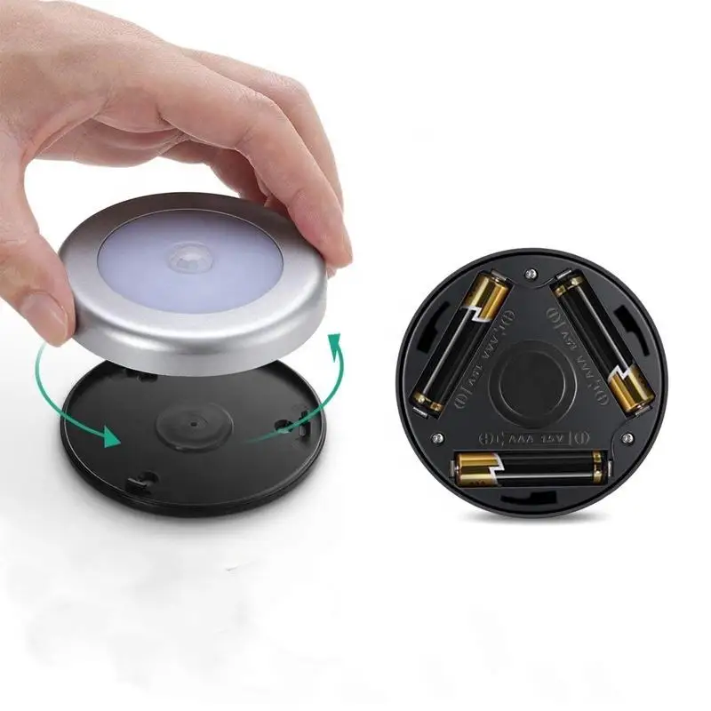 Mini Intelligent Indoor Wall Light Super Sensitive Magnetic 6 Led Motion Sensor Home Lighting