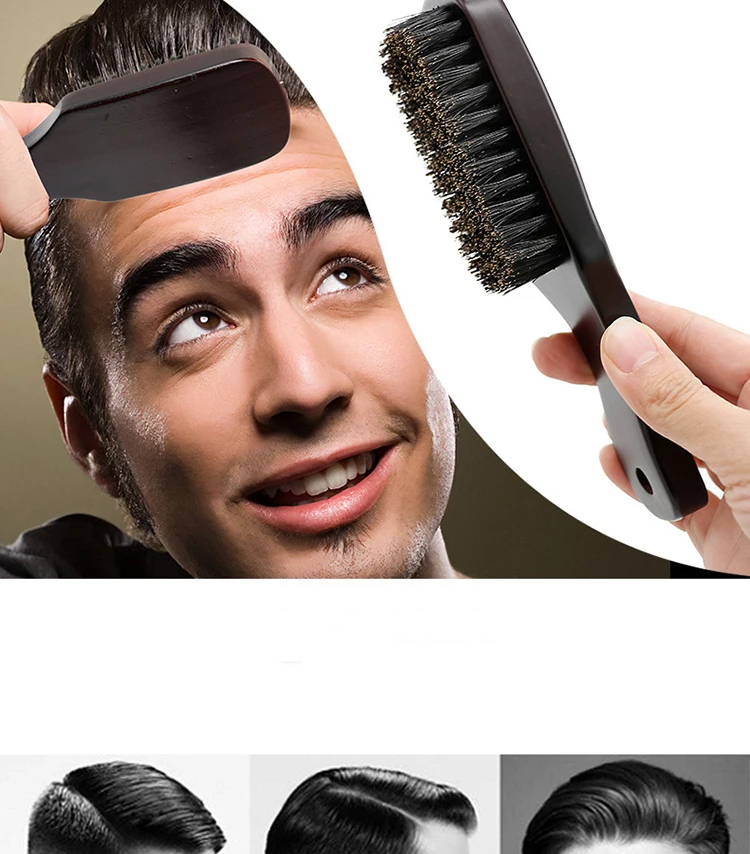 Private Label Custom Wooden Brush Natural Hot Selling Boar Bristle Brush For Men And Women Professional Hair Brushes