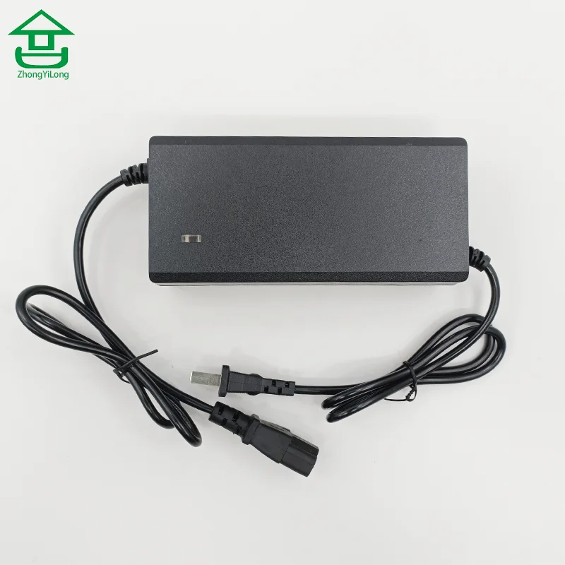 Factory Direct Sale 60V 64V Ebike 16S 15S Lithium ion Battery Li-ion 67.2V 2A Charger Power Adapter for Electric Scooter Bicycle