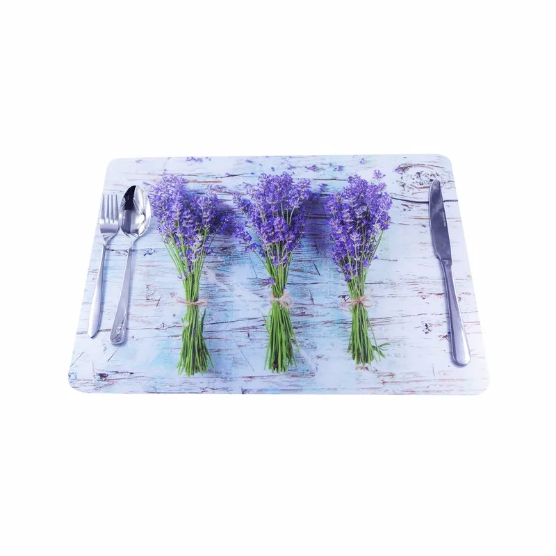 Cheaper price recyclable plastic pp placemat & coaster tablemat set