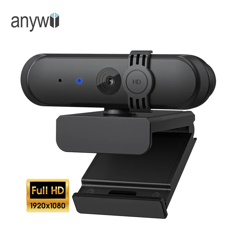 Anywill Hot sales New arrival webcam full hd 1080p with Drive-free plug and play mic webcam for stream HD camera webcam