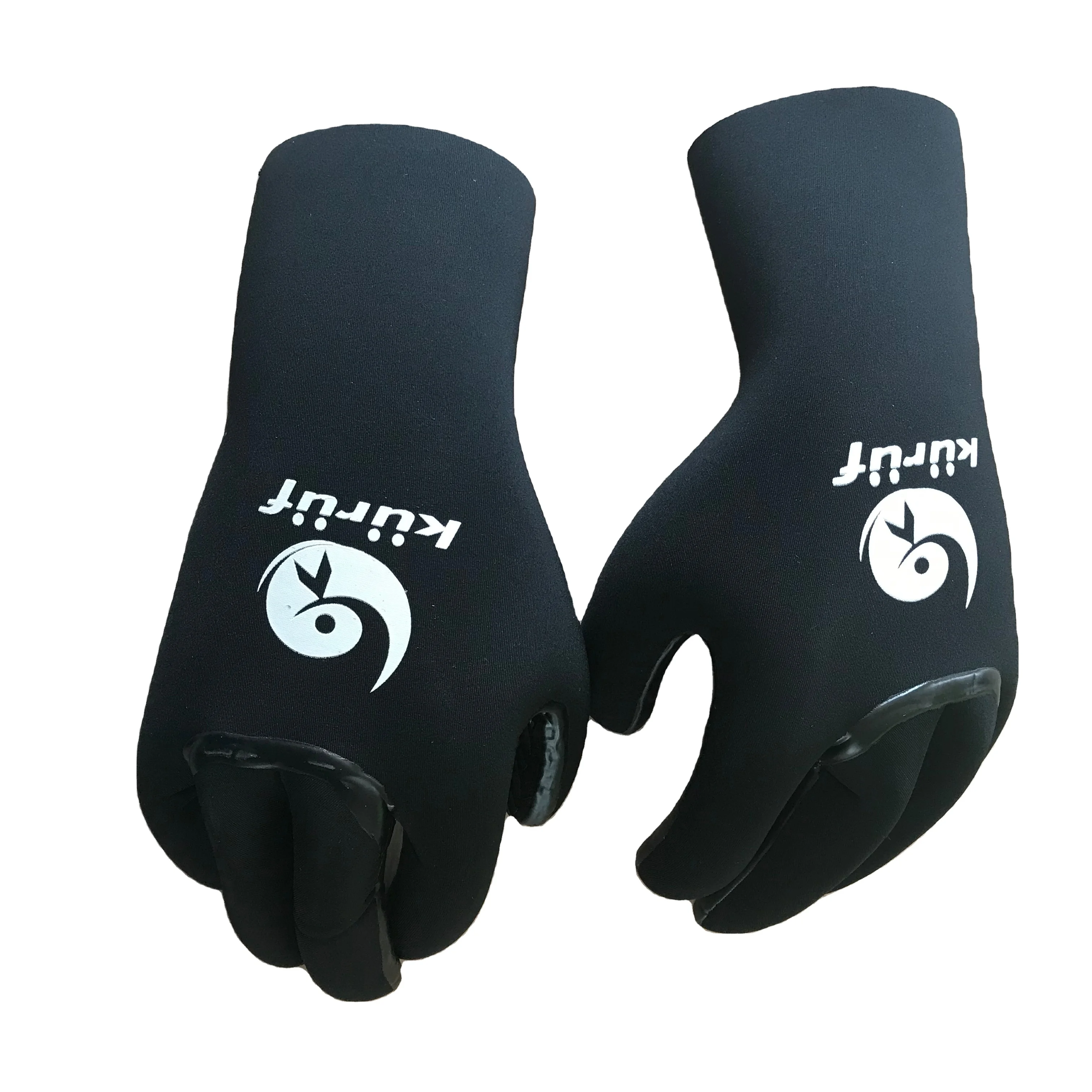 Неопреновые перчатки для подводного костюма, приклеенные Нескользящие эластичные устойчивые к ударам ножом износостойкие теплые регулируемые ремни