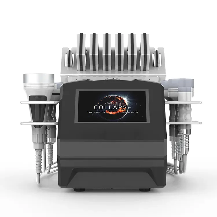 Ultrasonic Cavitation Machine Ems Ultrasonic Lipo Laser System Weight Loss Good Price 80khz Desktop Ce Face Lifting 7 Handles