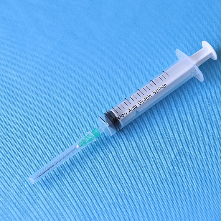 Medical Disposable 1ml 5ml 10ml 20ml Vaccine Injection Auto Injector Syringe With Needle
