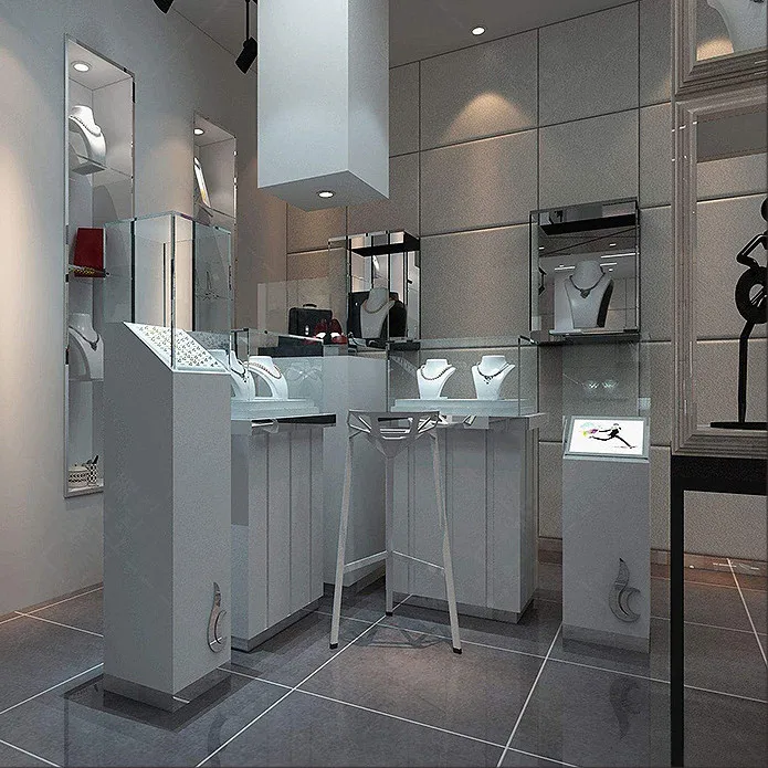 Tempered Glass Display Rack for Modern Commercial Display Rack Shelf Glass