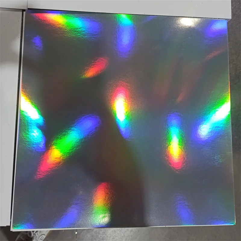 Wholesale Metallic Cardboard Mirror Paper Holographic Paper For Gift Bag Packing