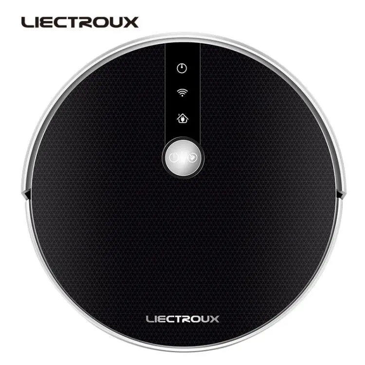 Long Time Vacuuming and Cleaning Mop Robot Vacuum LIECTROUX C30B Wifi Controlled Electric Control Water Tank