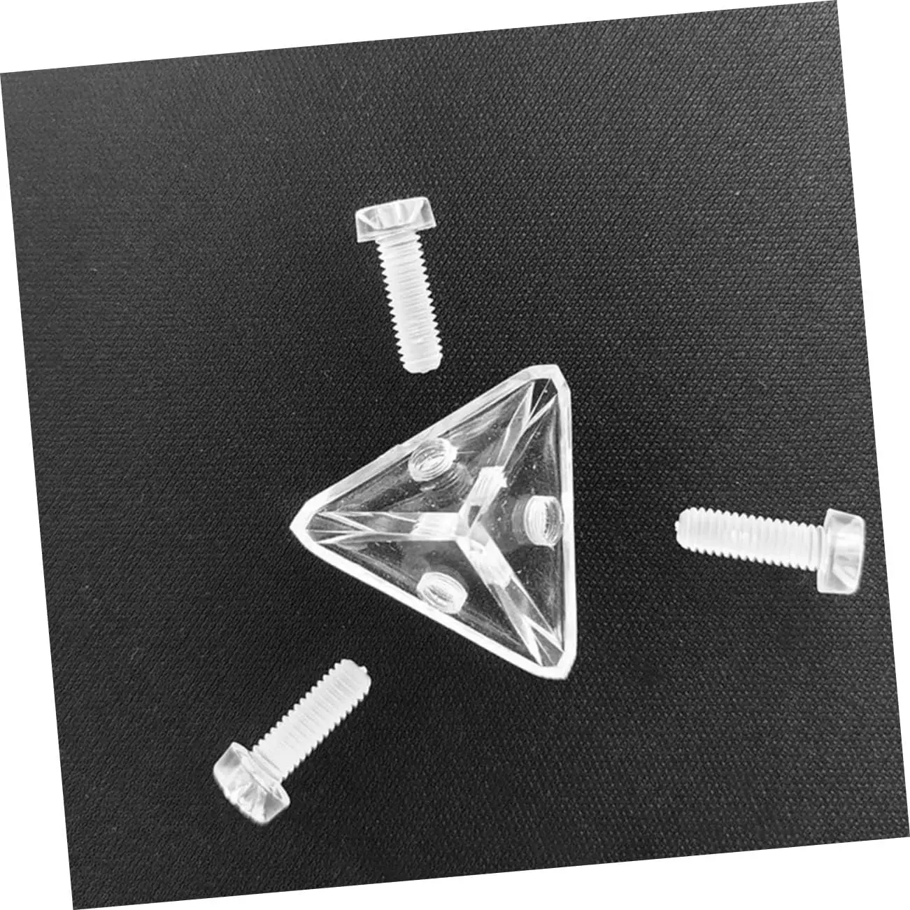 Triangle Trapping Screw Furniture Hardware Cabinet Acrylic Shelf Support