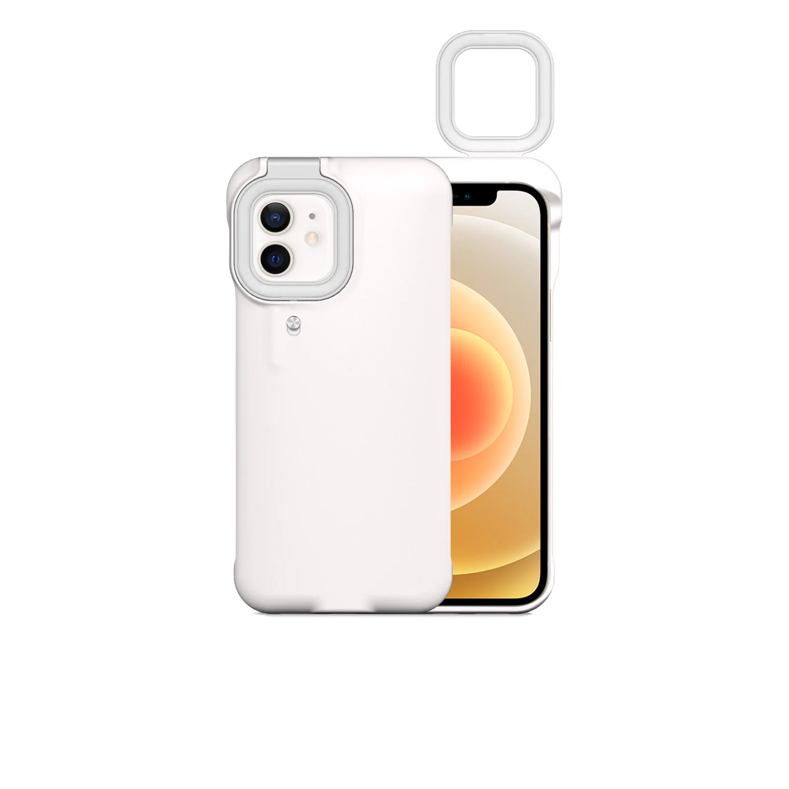  Лидер продаж светодиодный кольцевой светильник для селфи чехол телефона iphone 12 11 X XR 7