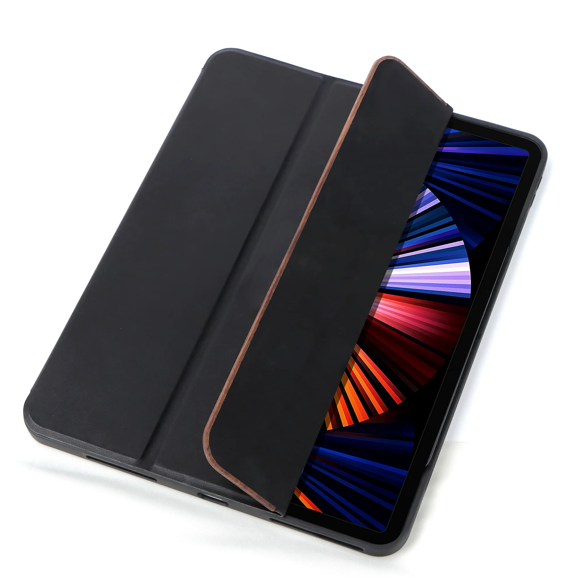Factory wholesale Magnetic Buckle Case Folio Tablet Case For iPad pro 2021 11 inch 12.9 inch Cases