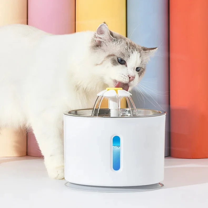 New Cat Water Fountain Pet Drinking Water Dispenser for Dog 20dB super silent 2.5L smart pump Pet Water Fountain