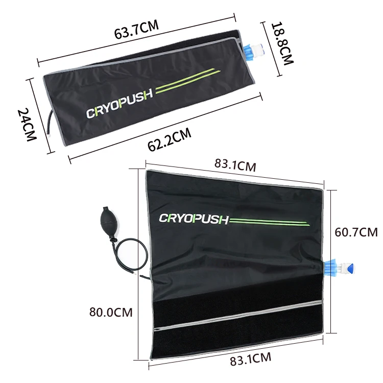 Professional athlete rehabilitation physiotherapy machine ice gel compression cold therapy for knee joint recovery