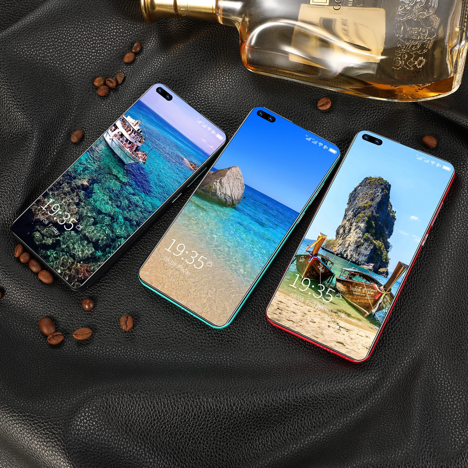 
Fashion mate 50 pro 7.2 inch infinity o-screen smartphone 5G 4G 12+512GB HD screen face ID fingerprint ID long standby phone 