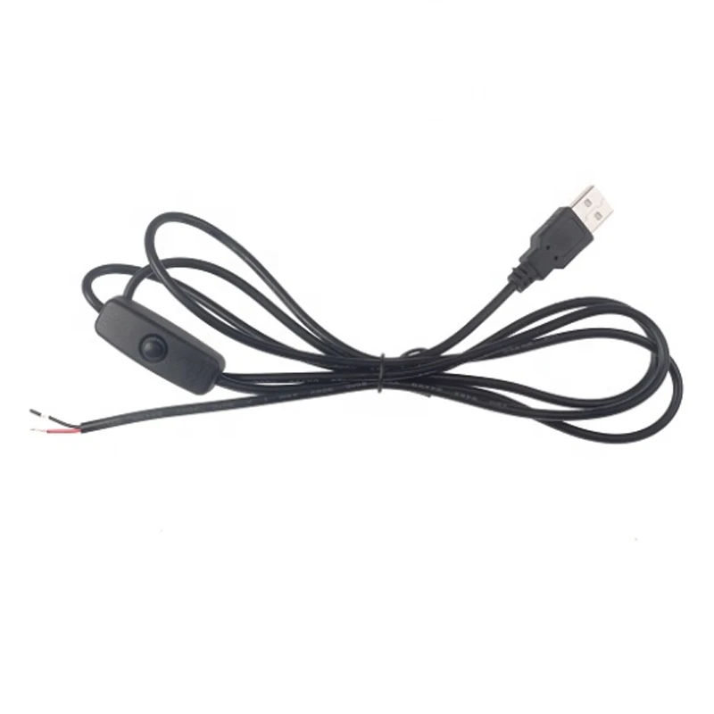 USB 2,0 A для открытия usb-кабеля для зарядки с сенсорным переключателем ВКЛ./ВЫКЛ.