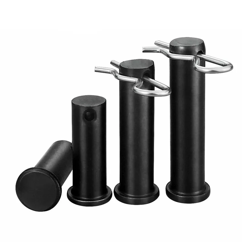 M10 M12 M14 ASTM B7 B7M A325 A307 класс 2 5 сталь черный оксид черного порошка штифты с маленькой головкой без головки отверстием