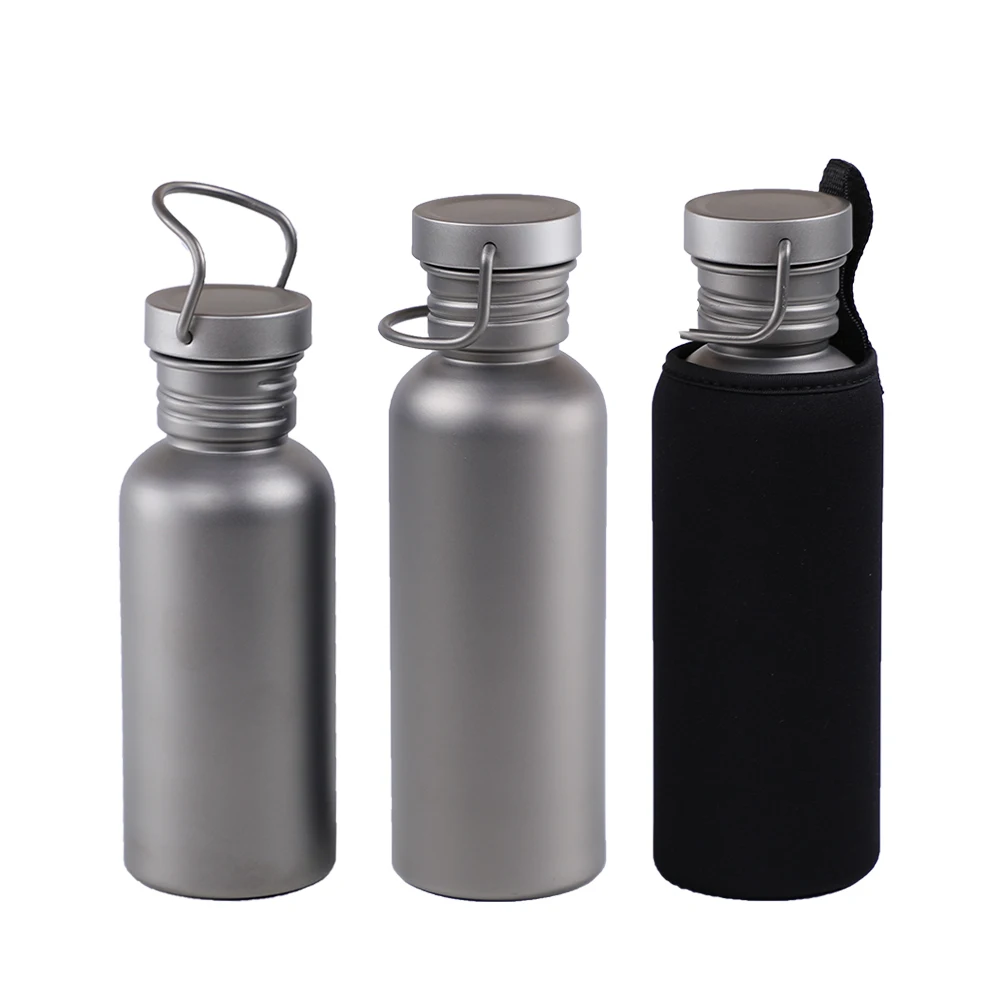 Pure Titanium Thermos Vacuum Bottles Double-Walled Vacuum Insulated bottle Leak-Proof for Travel Outdoor Camping