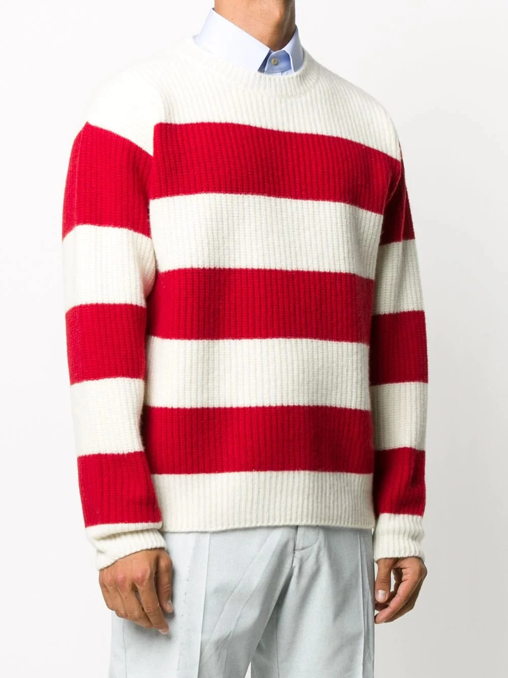 Custom LOGO OEM & ODM pullover  letter Jacquard Long Sleeve Knitted Sweater men long sleeve knitted custom cotton sweater