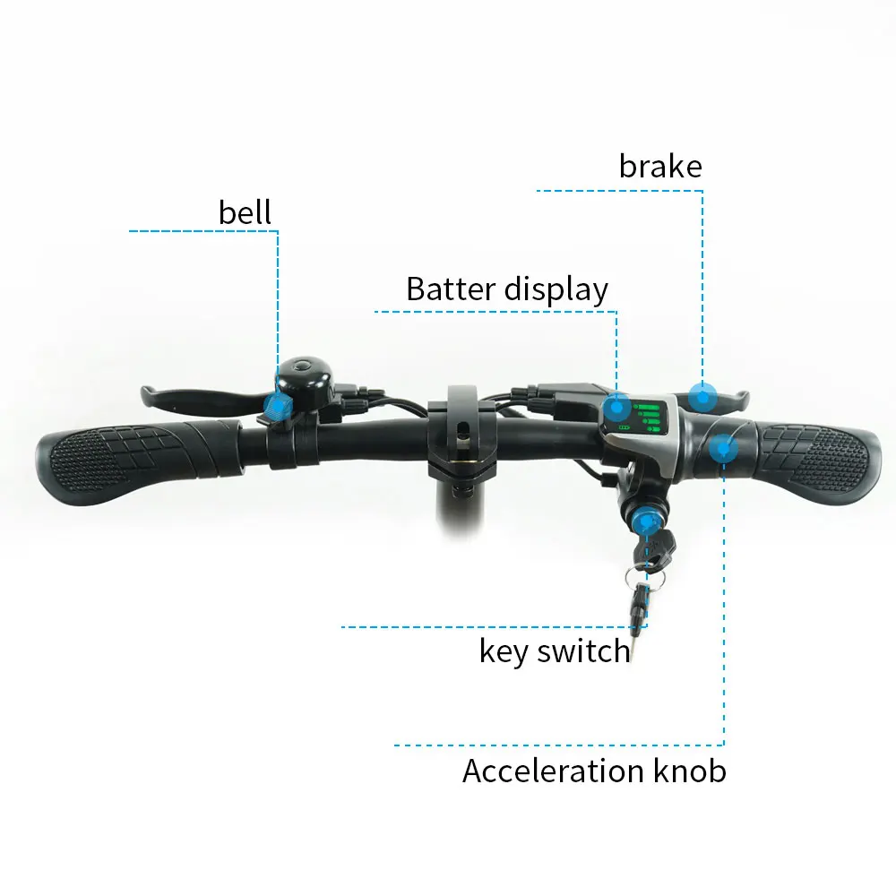 C-STAR 15.5MPH CE Certificate 16 Inch Adult Foldable Electric Scooter With One Seat Offer