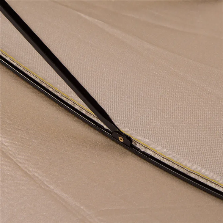 23 inch 16 ribs yellow  straight advertising umbrella