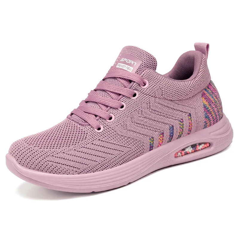 2022 China wholesale polyurethane custom sneakers walking trendy EVA PU sole casual sport running women fitness walking shoes