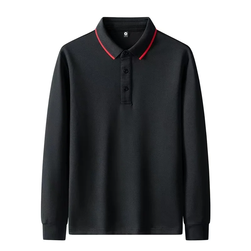 Hot Selling Uniform Polo Golf New Fashion Trend Long Sleeve Designer Polo For Men Without Embroidery Logo
