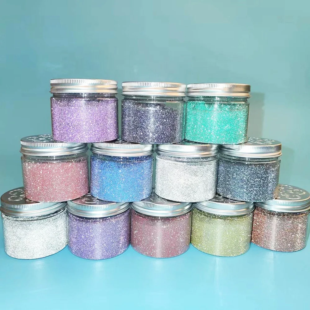 1kg per bottle different color synthetic diamond bulk glitter pixie nail dust crystal acrylic powder