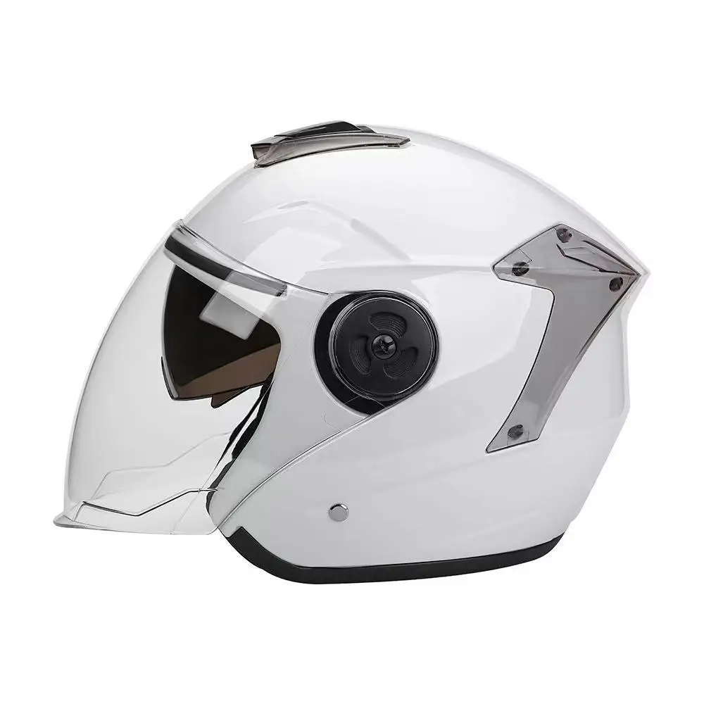 Motorcycle half face helmet with DOT, CE approved, ABS 2019 new design,