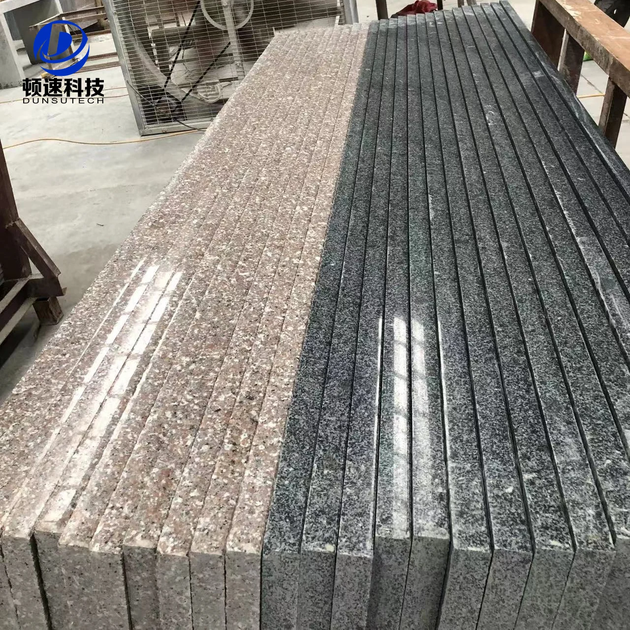 Natural Granite G664 Indoor Stone Steps Risers Granite Stairs China Best Price