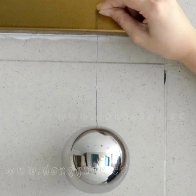 3 Inch Ceiling Reflective Outdoor Stainless Steel Decoration Ball High Mirror Polished LED Lights  Wall Mounted Indoor Use