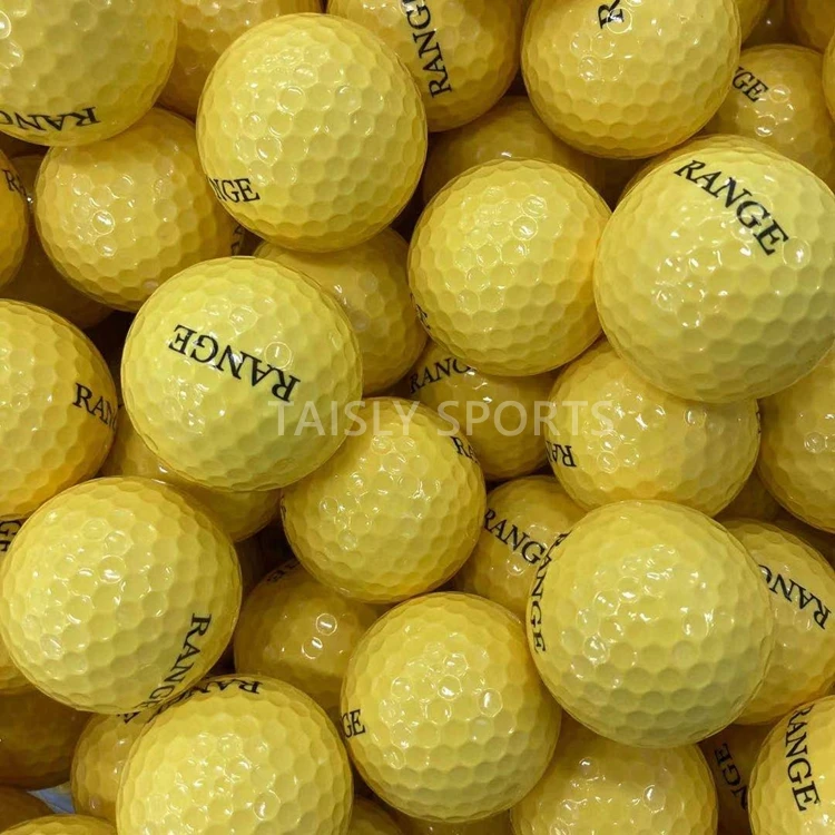 
yellow driving range golf ball bulk practice golf balls 