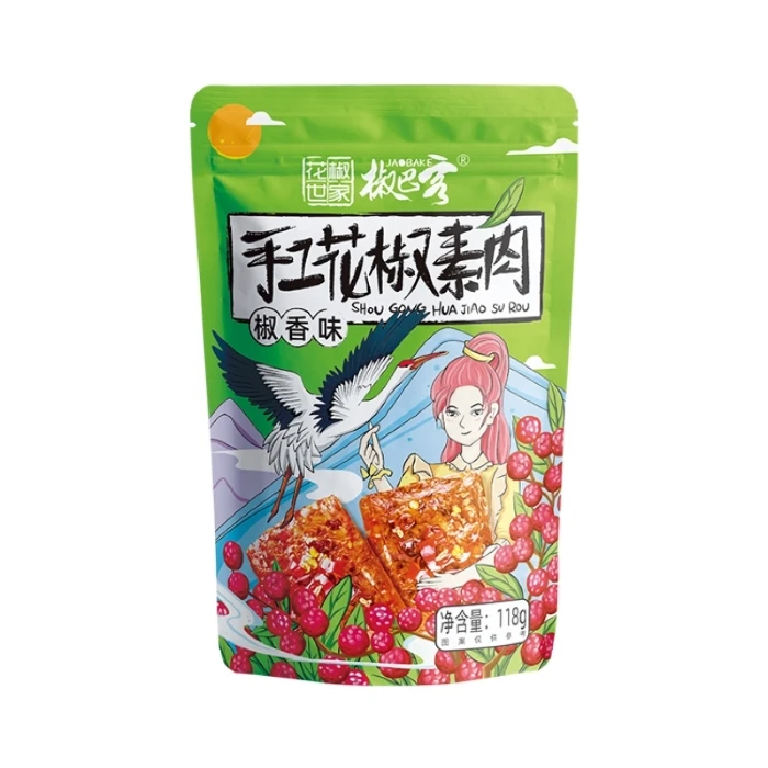  Asia crisp fries peppercorn snacks Spicy vegan meat hand made bean food pepper high output quality Healthy Konjac