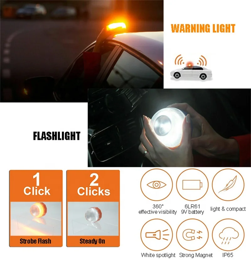 Promotional Various Durable Using Forklift Truck Safety Led Flasher Warning Light