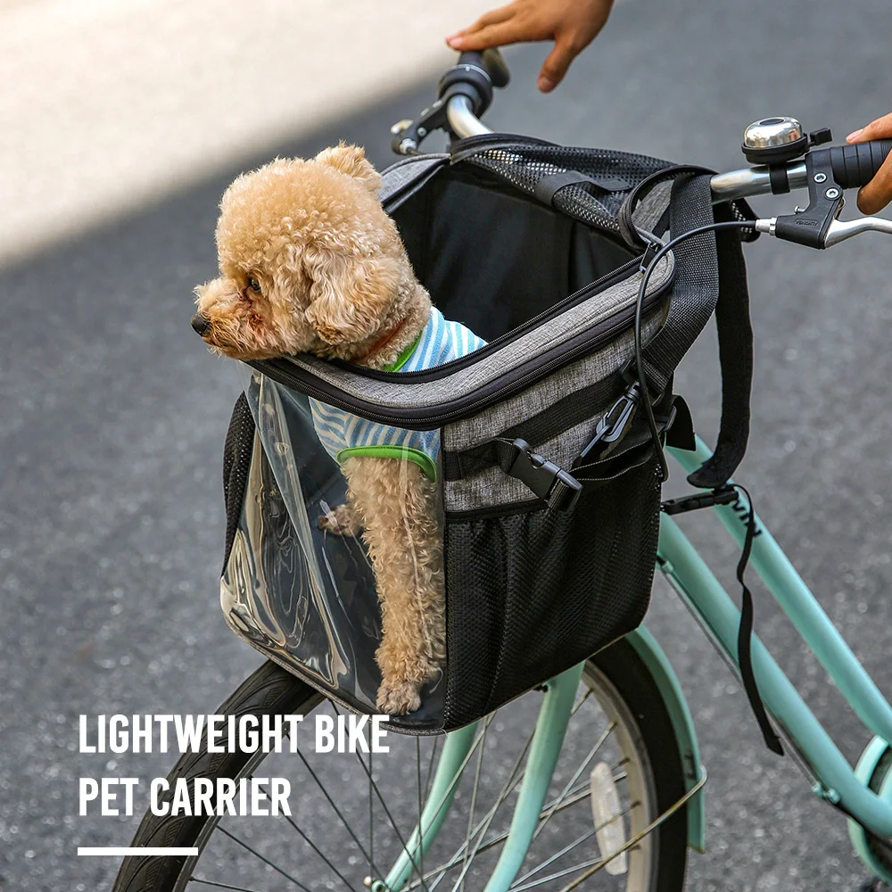 Petstar OEM ODM Multi-application Lightweight Pet Carrier Bike Front Basket Dog Shoulder Bag