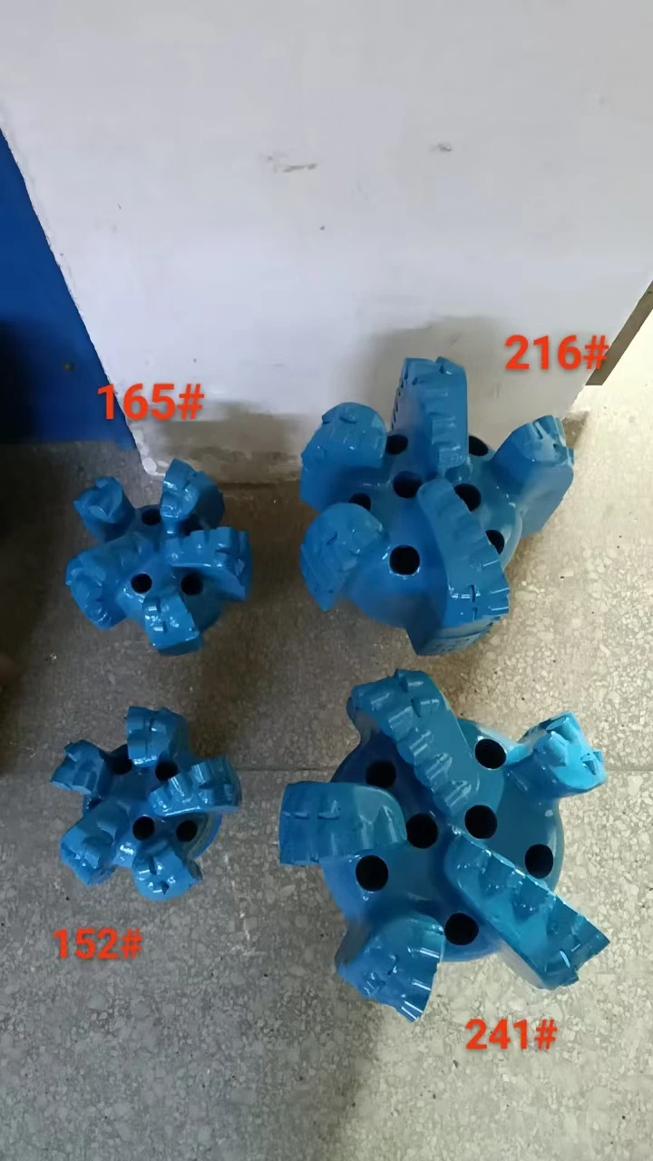 165mm Spiral Four Wing Arc Angle Cordless Drill Bit for Water Well