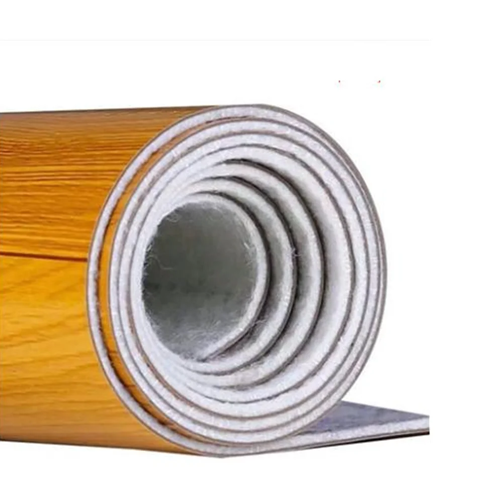 Hot Selling Felt Back PVC Flooring Leather Anti Slip Commercial Vinyl Sponge Flooring Roll