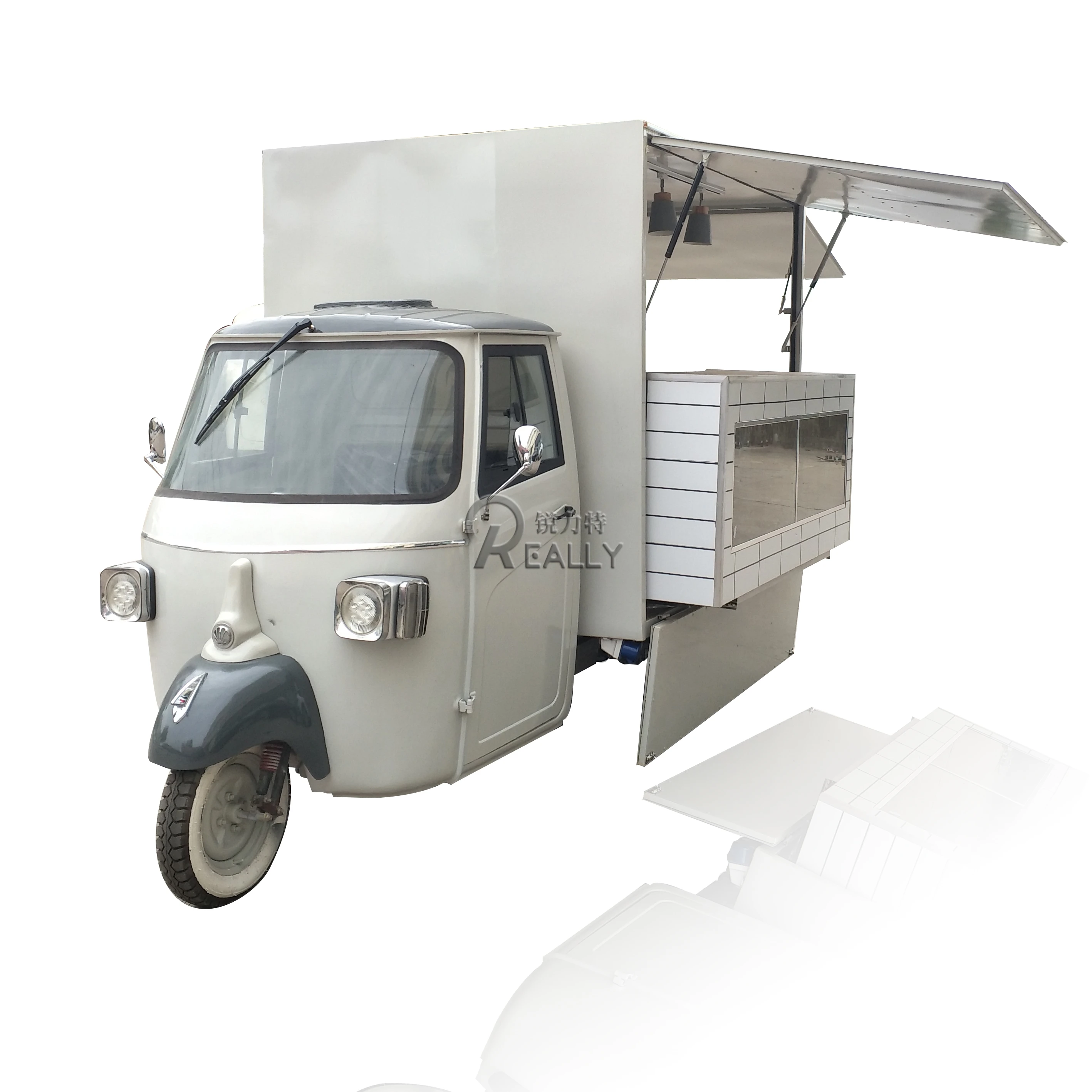 China Pizza Truck Europe Sale Juice Cart Electric Food Tricycle Food Carts Hot Dog Stand Ice Cream Truck