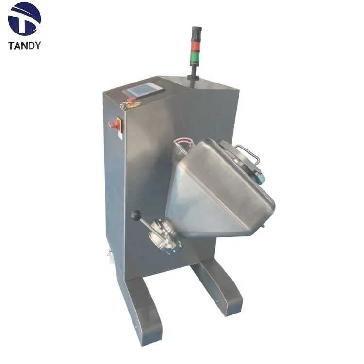 Collagen fines premixing small volume rotation lab container homogenization mixer factory price