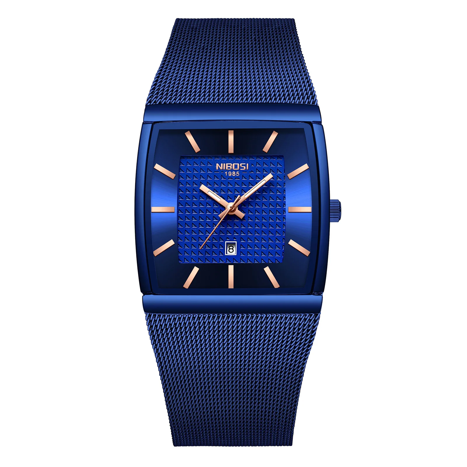 Men Top Brand Luxury Waterproof Sport Watch Men Casual Ultra Thin Mesh Band Quartz Wrist Watch