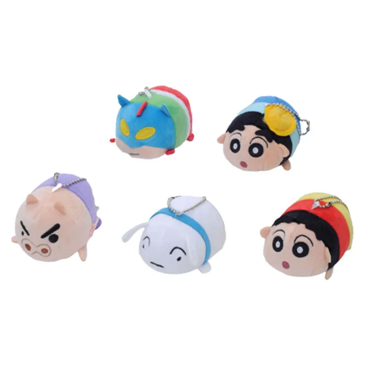 Мультяшный ползучий карандаш Shin-chan мягкие игрушки аниме плюшевые кукла кулон рюкзак брелок дропшиппинг