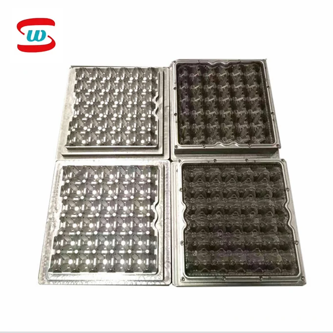 High output wasted paper egg tray making machine with iron box type drying