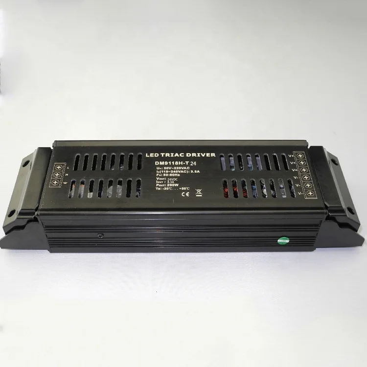 200W triac led output 12v 24v constant voltage driver