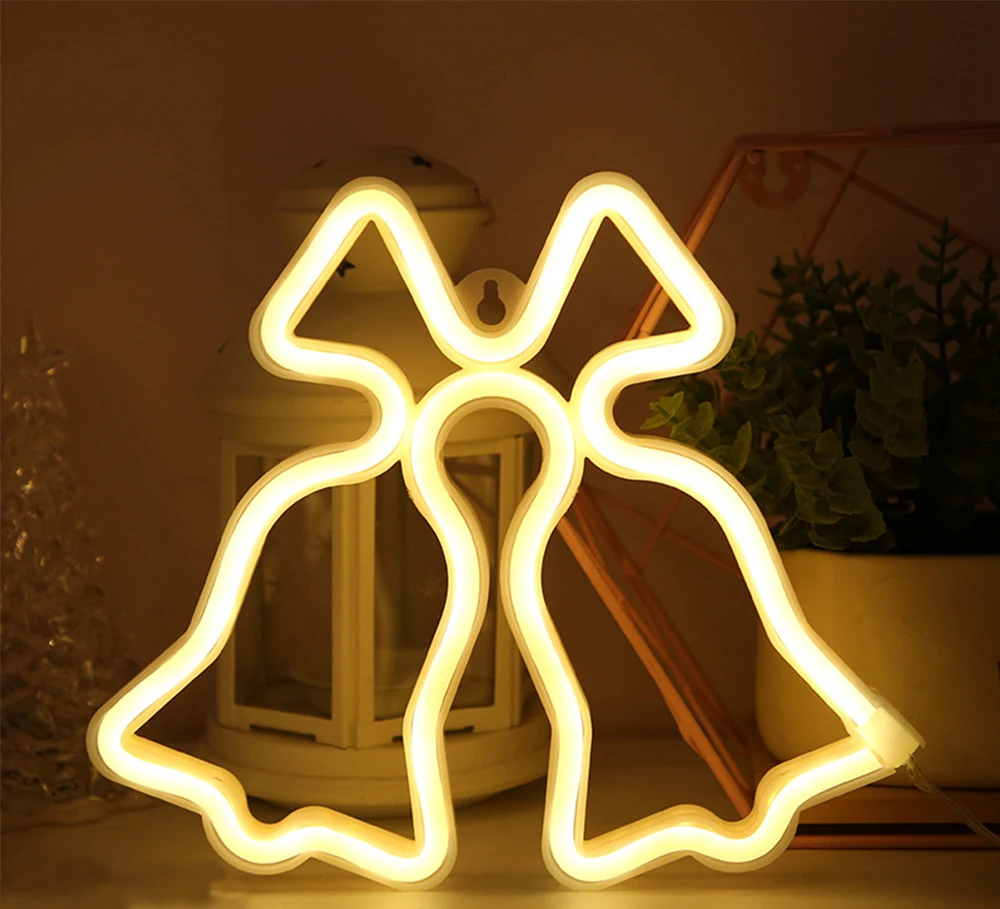 BOKUN Drop shipping Christmas Decoration Neon Signs Wholesale Led Neon Sign for Bedroom Wall Hanging Sign