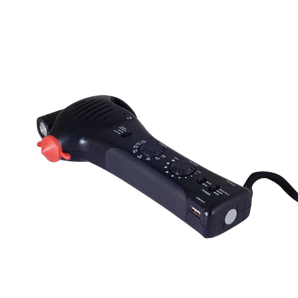 Car emergency tools rechargeable LED lamp AM/FM radio with smart phone charger multi-functional car tools with radio light