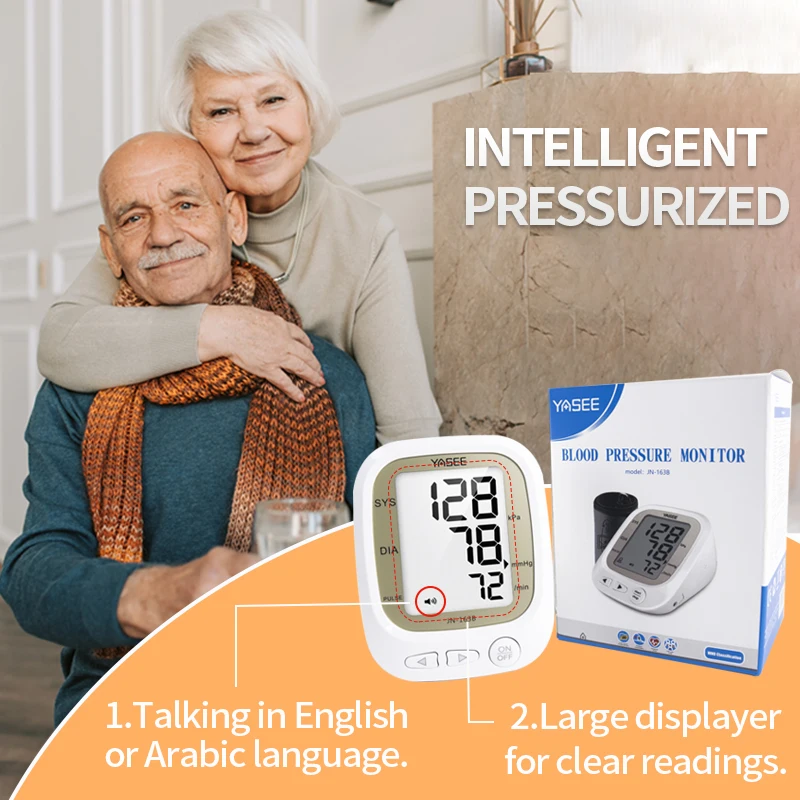 upper arm BP machine digital electronic automatic blood pressure monitor with 2*99 Guest Memory Capacity